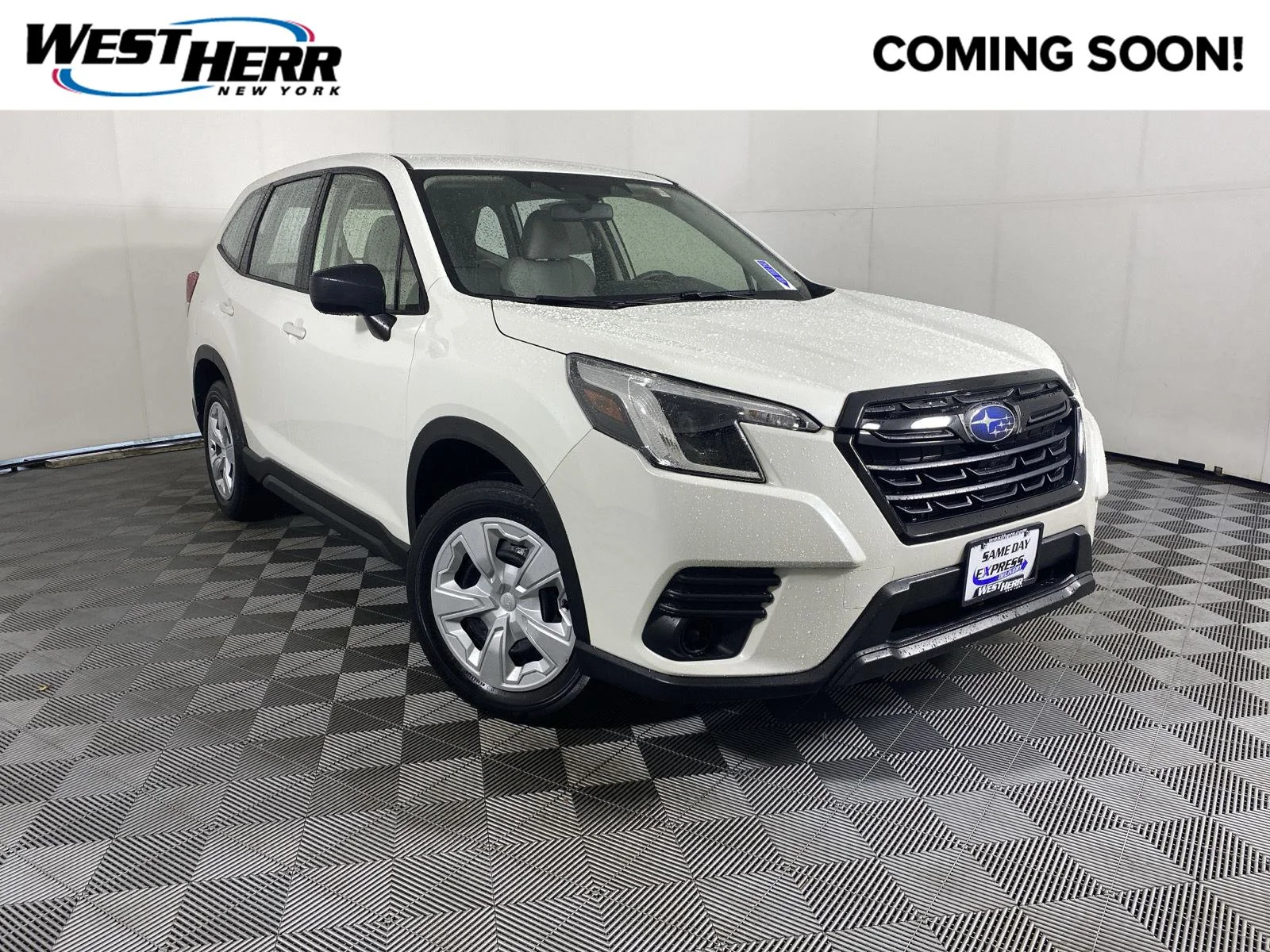 Used 2023 Crystal White Pearl Subaru Base image 1