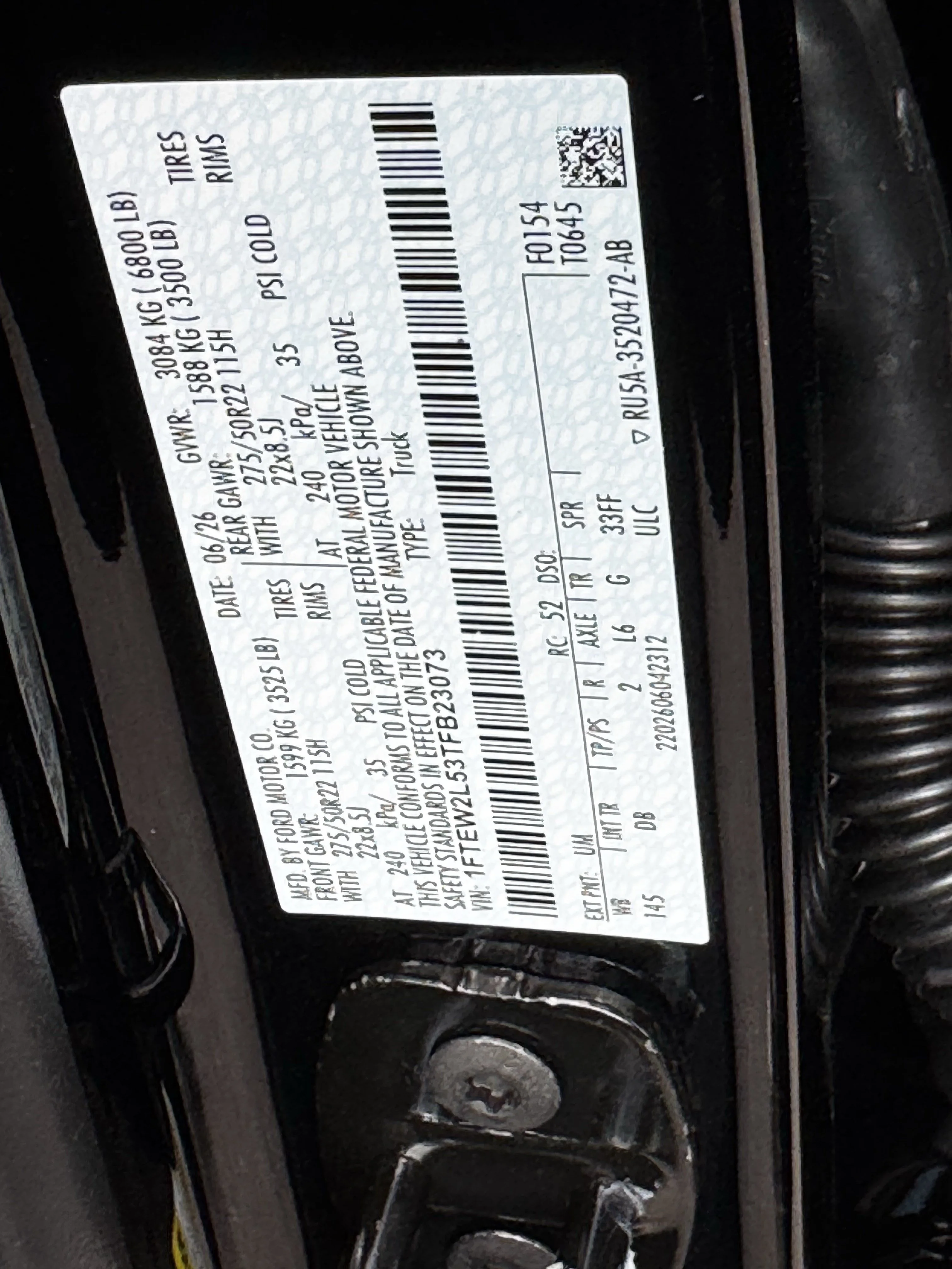 New 2026 Agate Black Metallic Ford STX image 17