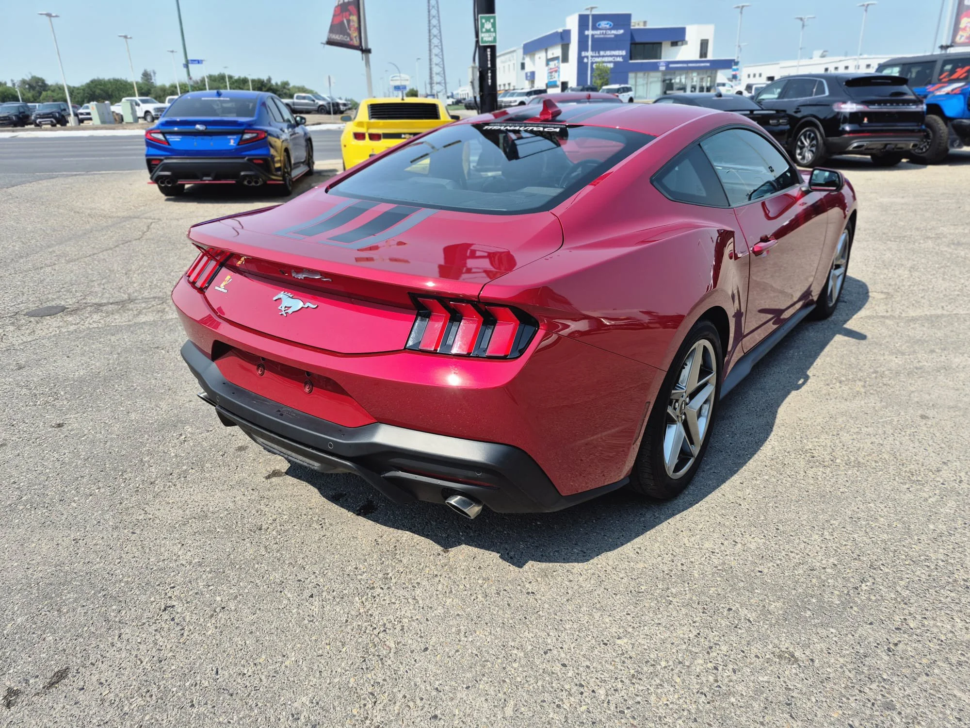 Certified Used 2024 Rapid Red Metallic Tinted Clearcoat Ford EcoBoost Fastback*315HP!! | Rapid Red Metallic | Htd Seats | Lane Keep Assist | Blind Spot Detection image 12