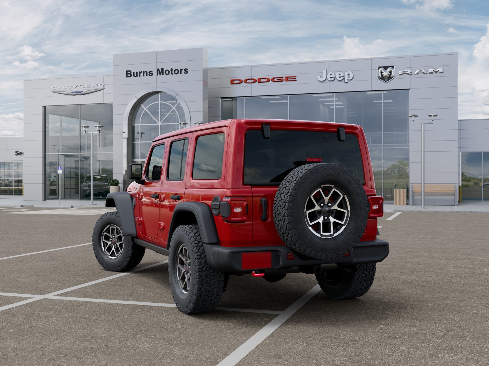 New 2026 Firecracker Red Clearcoat Jeep Rubicon 4-Door image 3
