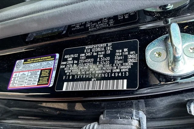 Used 2022 Black Kia X-Line EX image 6