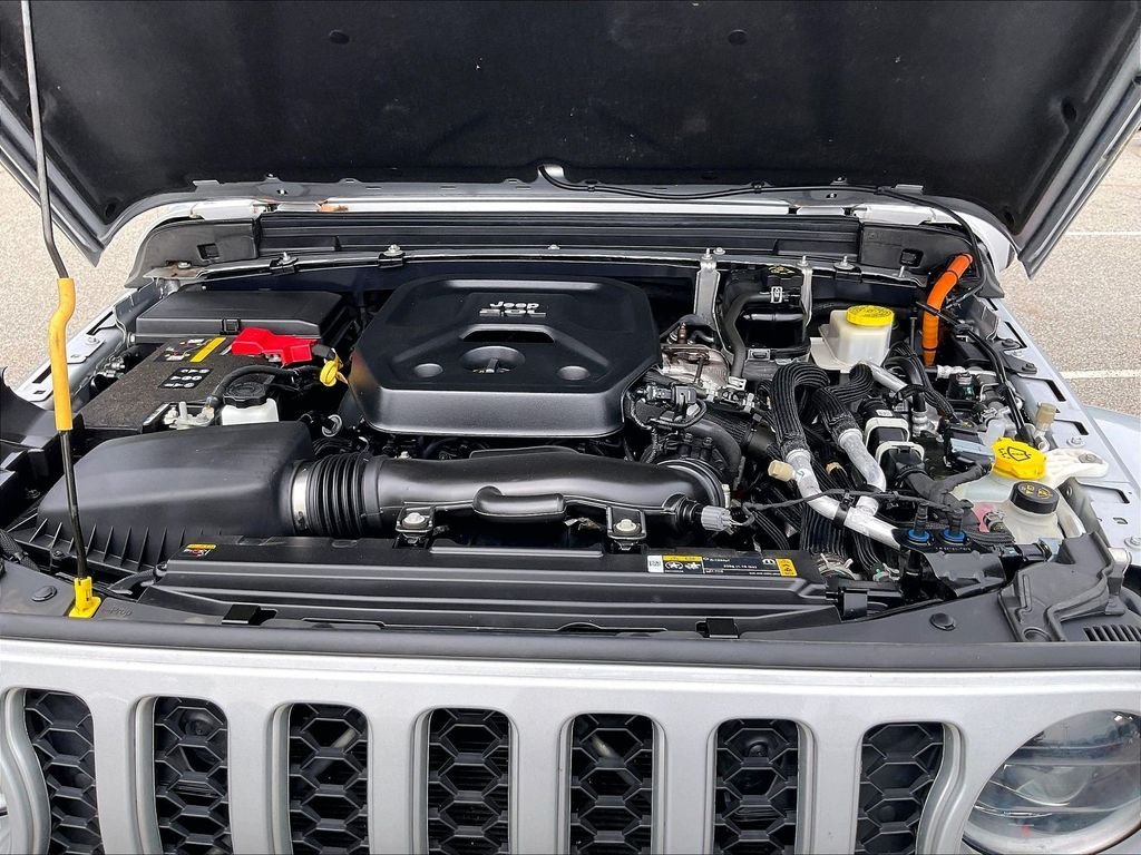 Used 2023 Silver Jeep Sahara 4xe image 29