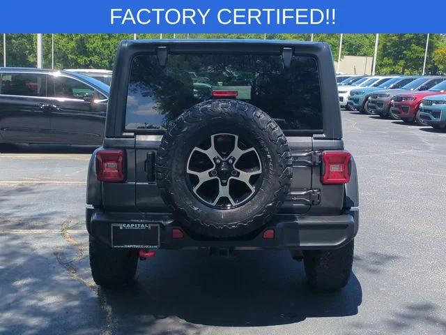 Used 2021 Gray Jeep Unlimited Rubicon image 4