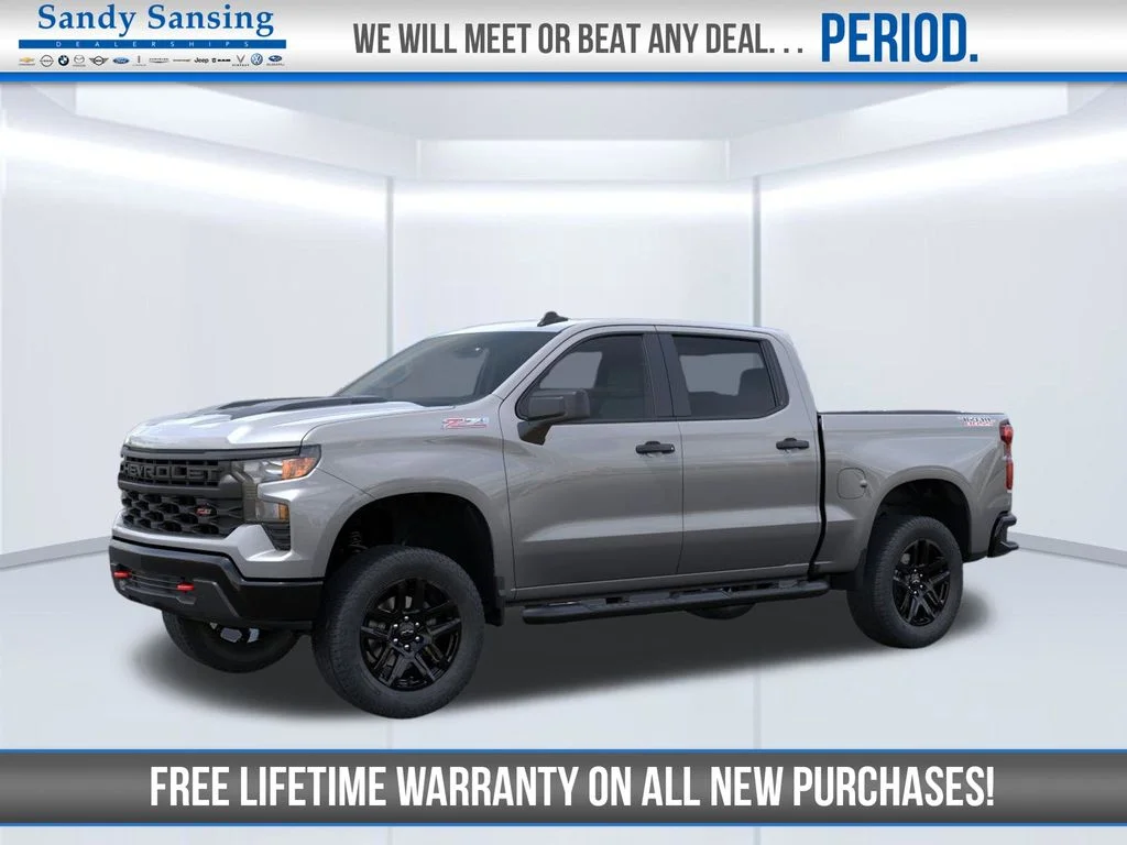 New 2026 Gray Chevrolet Custom Trail Boss image 1