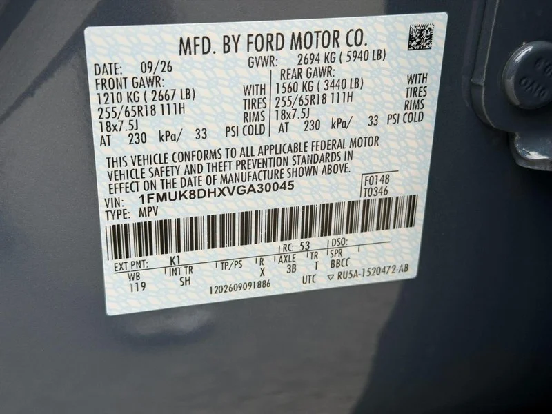 New 2027 Vapor Blue Metallic Ford Active w/100A Pkg 4WD image 14