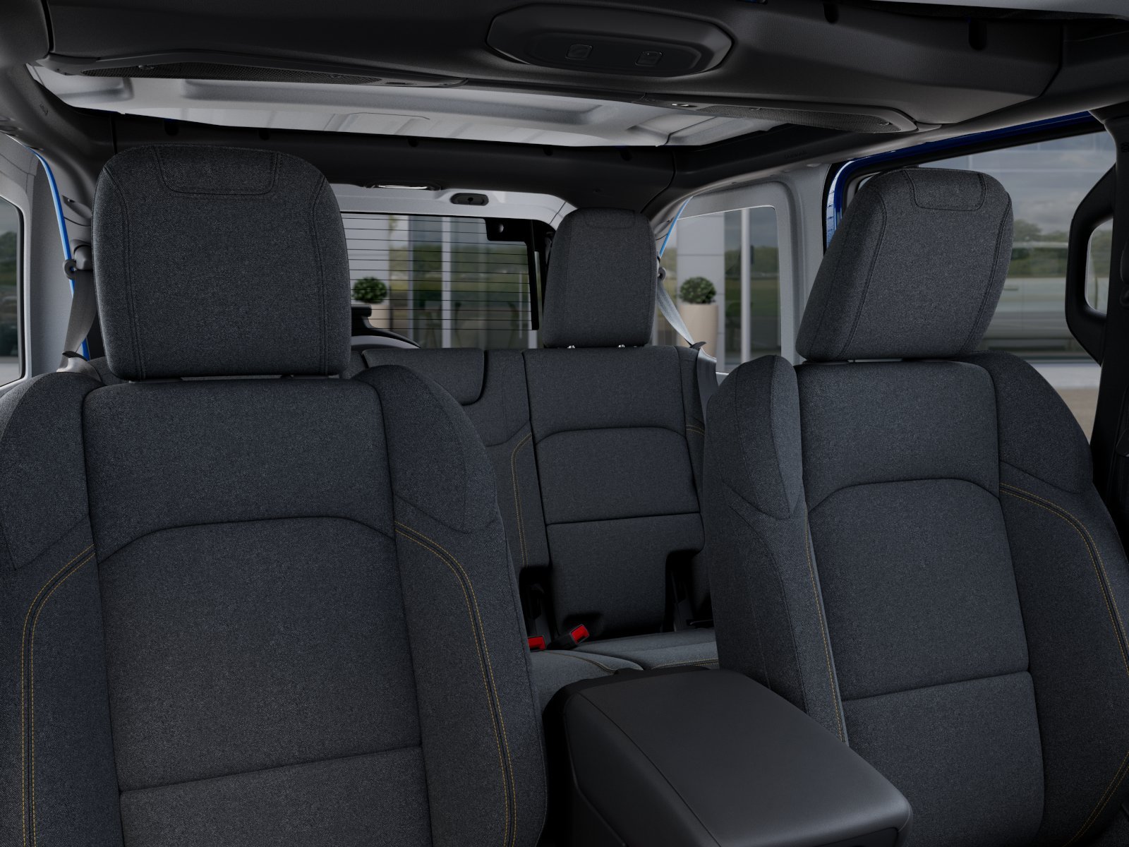 New 2025 Hydro Blue Pearl-Coat Exterior Paint Jeep 4-Door Sport S 4x4 image 52