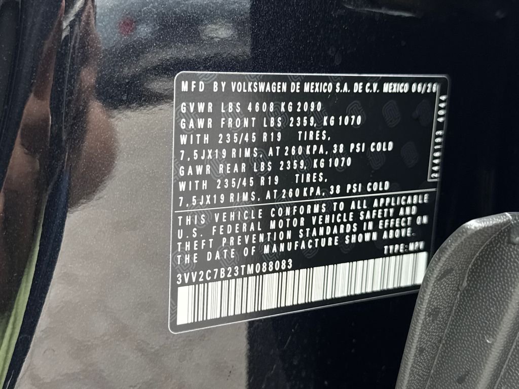 New 2026 Deep Black Pearl Volkswagen 1.5T SE Black image 24