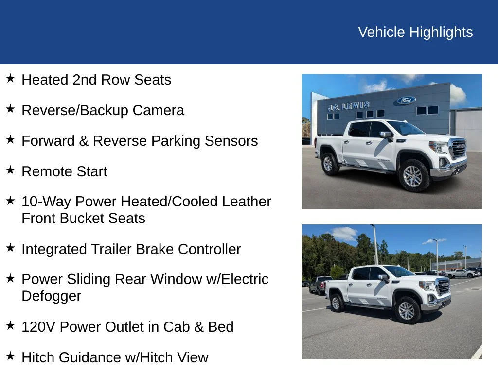 Used 2021 White GMC SLT image 25
