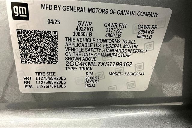 Used 2025 Gray Chevrolet Custom image 19