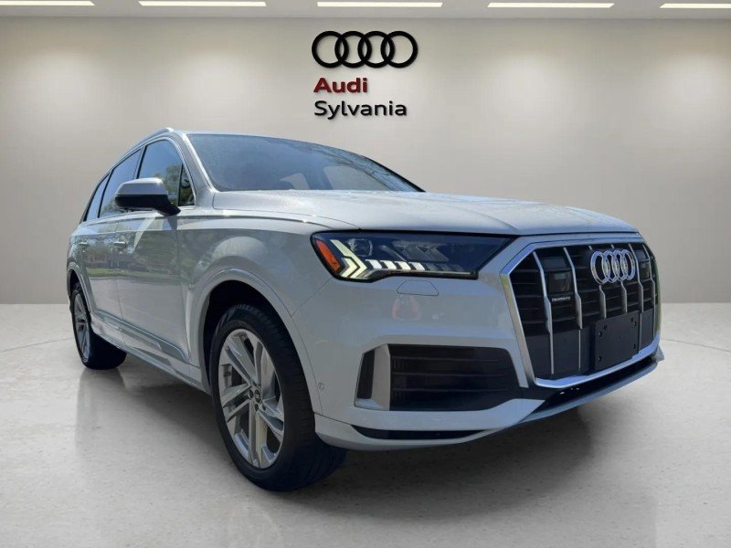 Certified Used 2023 Glacier White Metallic Audi Premium Plus image 1