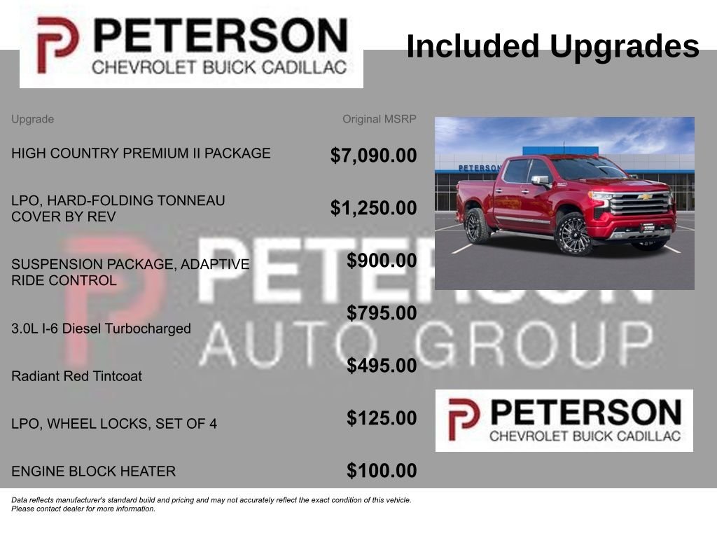 Used 2024 Red Chevrolet High Country image 11