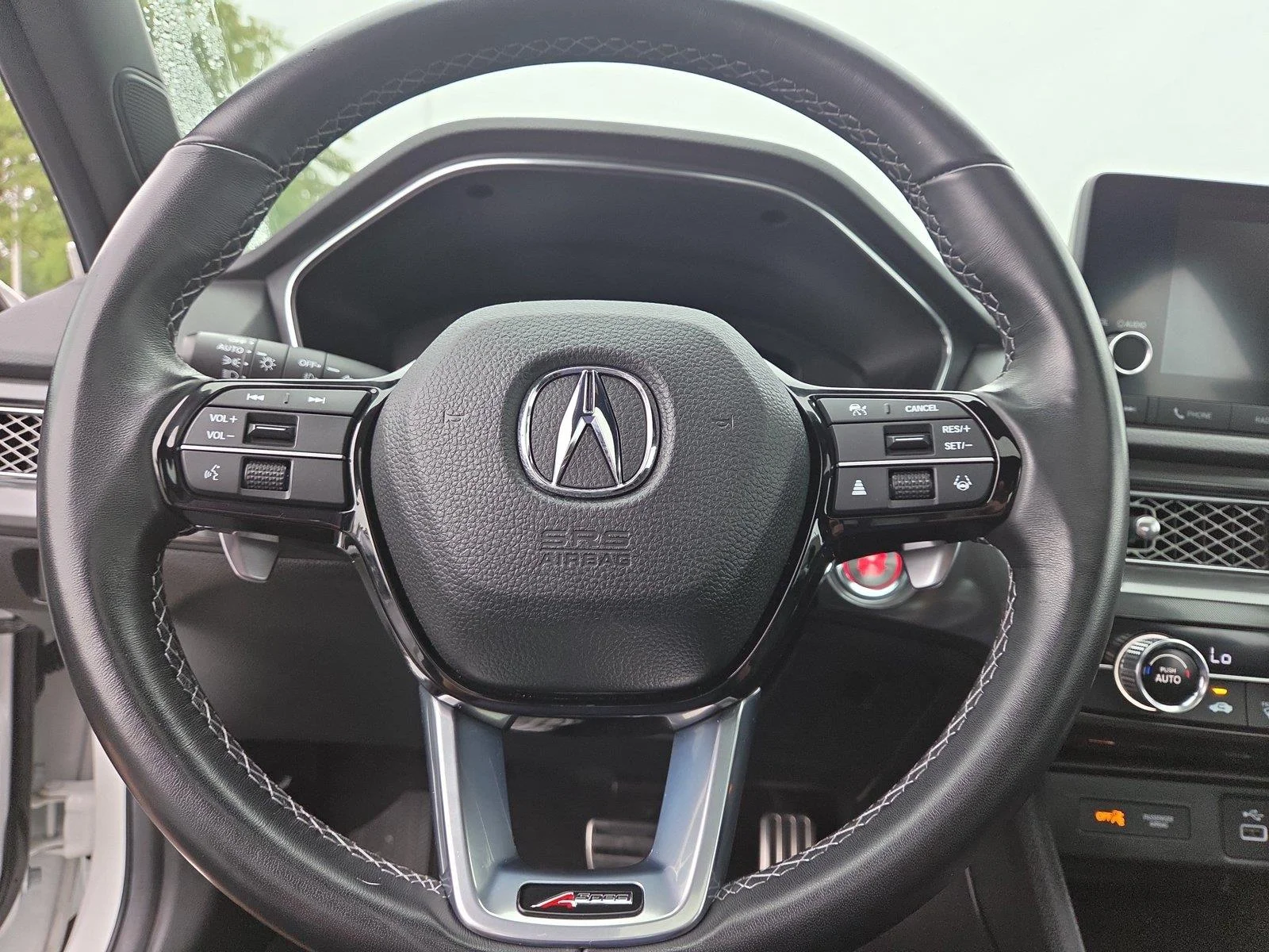 Used 2024 Platinum White Pearl Acura A-SPEC image 14