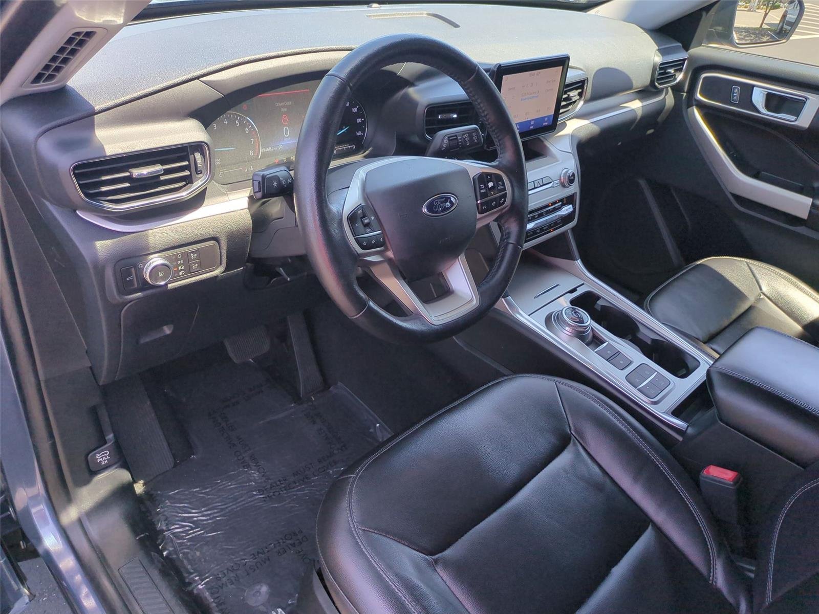 Used 2021 Infinite Blue Metallic Tinted Clearcoat Ford XLT image 32