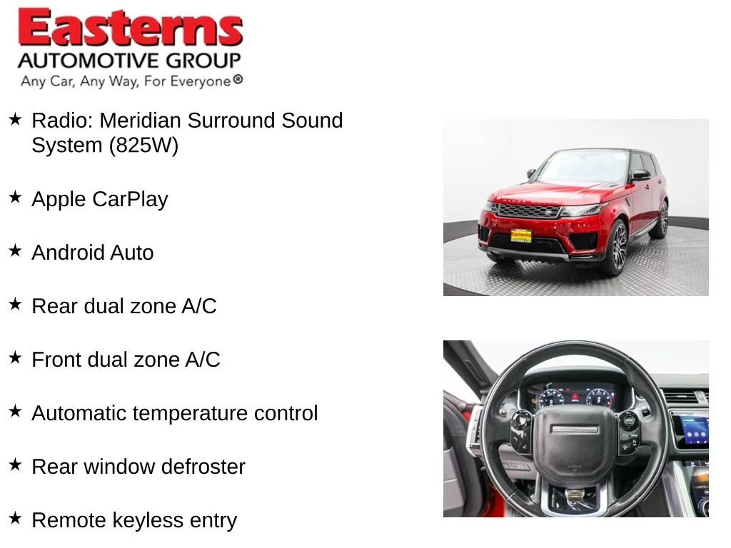 Used 2022 Red Land Rover HSE Silver Edition image 11