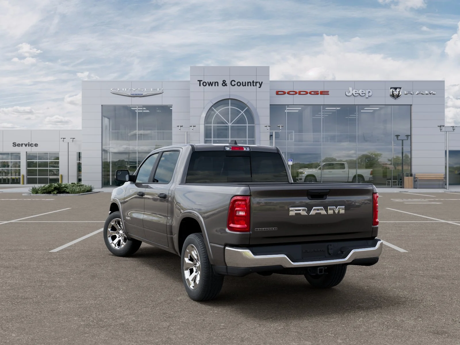 New 2026 Granite Crystal Metallic Clear-Coat Exterior Paint RAM Big Horn/Lone Star image 29