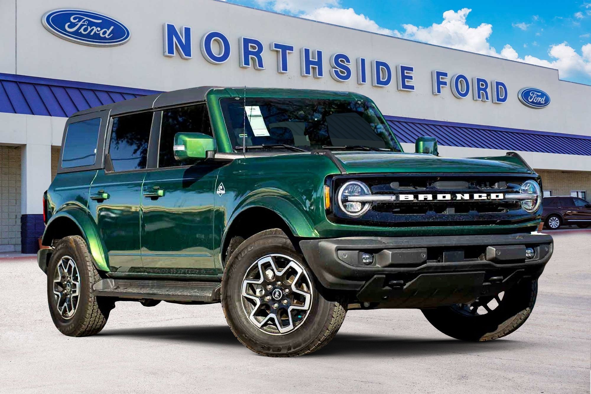 New 2025 Eruption Green Metallic Ford Outer Banks image 1