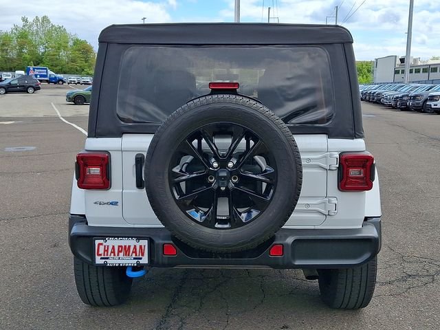 Used 2023 White Jeep Sahara 4xe image 5
