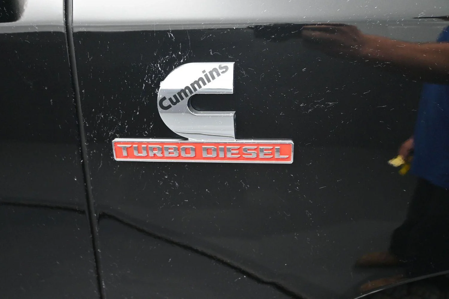 Used 2024 Diamond Black Crystal Pearlcoat Ram Laramie image 7