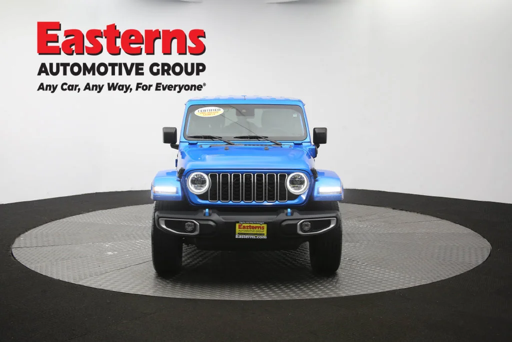 Used 2024 Blue Jeep Sahara 4xe image 54