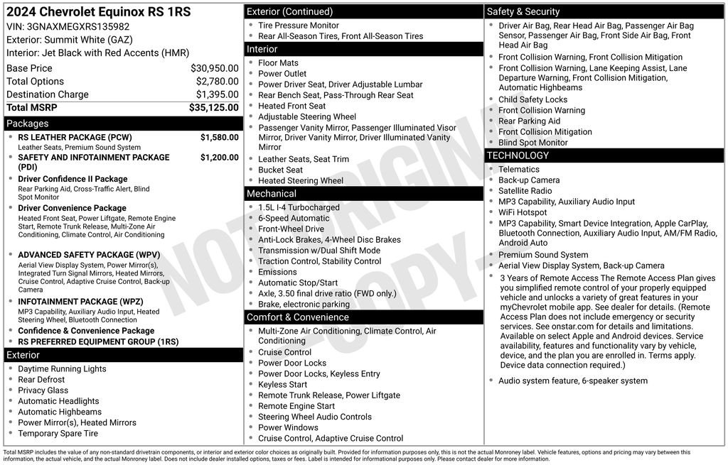 Used 2024 Summit White Chevrolet RS image 11