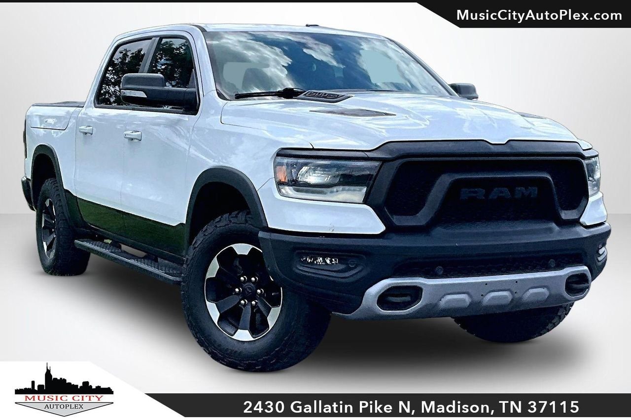 Used 2021 Bright White Clearcoat RAM Rebel Crew Cab 4x4 57