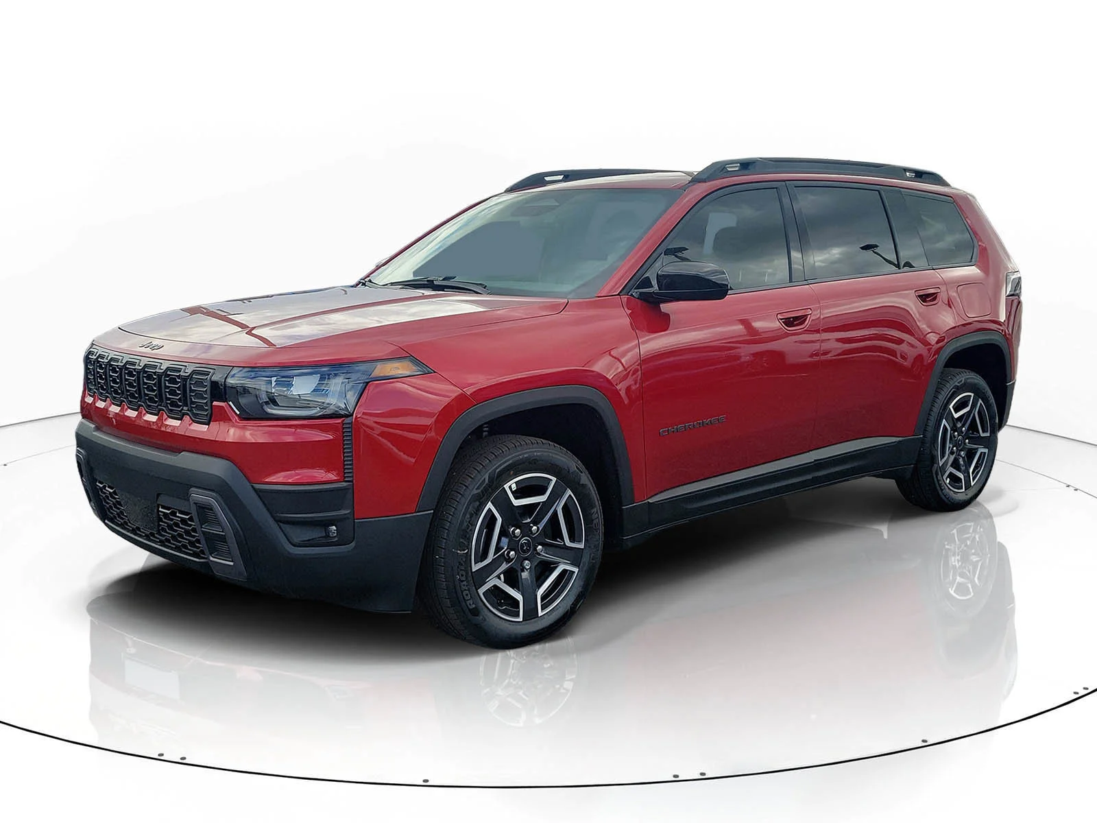 New 2026 Red Hot Pearlcoat Jeep Laredo image 2