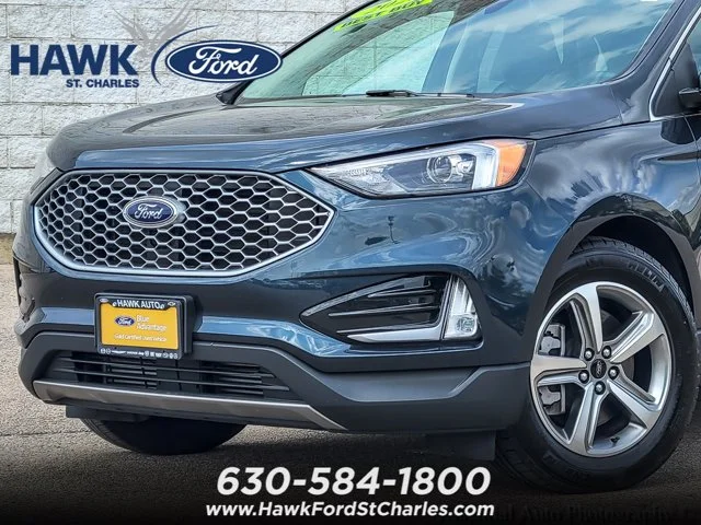 Used 2023 Blue Metallic Ford SEL image 26