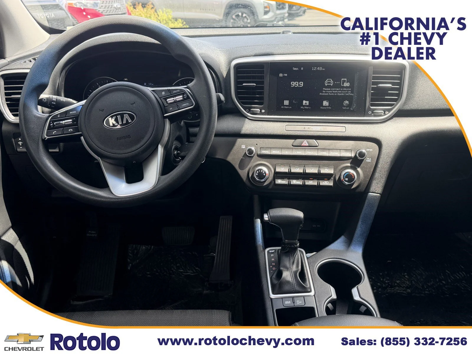 Used 2021 Pacific Blue Kia LX image 14