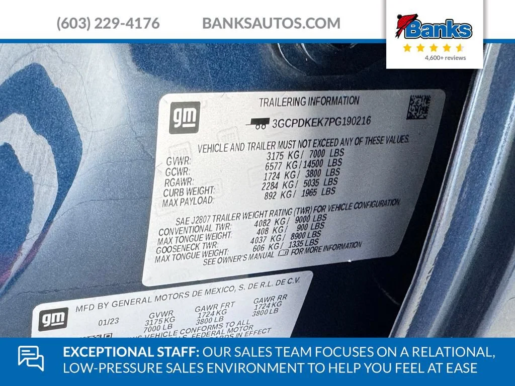 Certified Used 2023 Northsky Blue Metallic Chevrolet LT (2FL) image 10