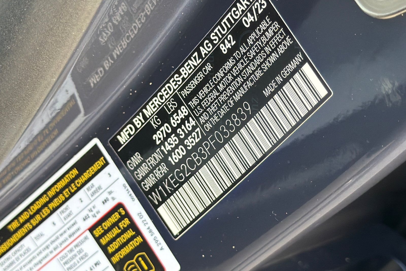 Used 2023 Blue Mercedes-Benz 500 Sedan image 38