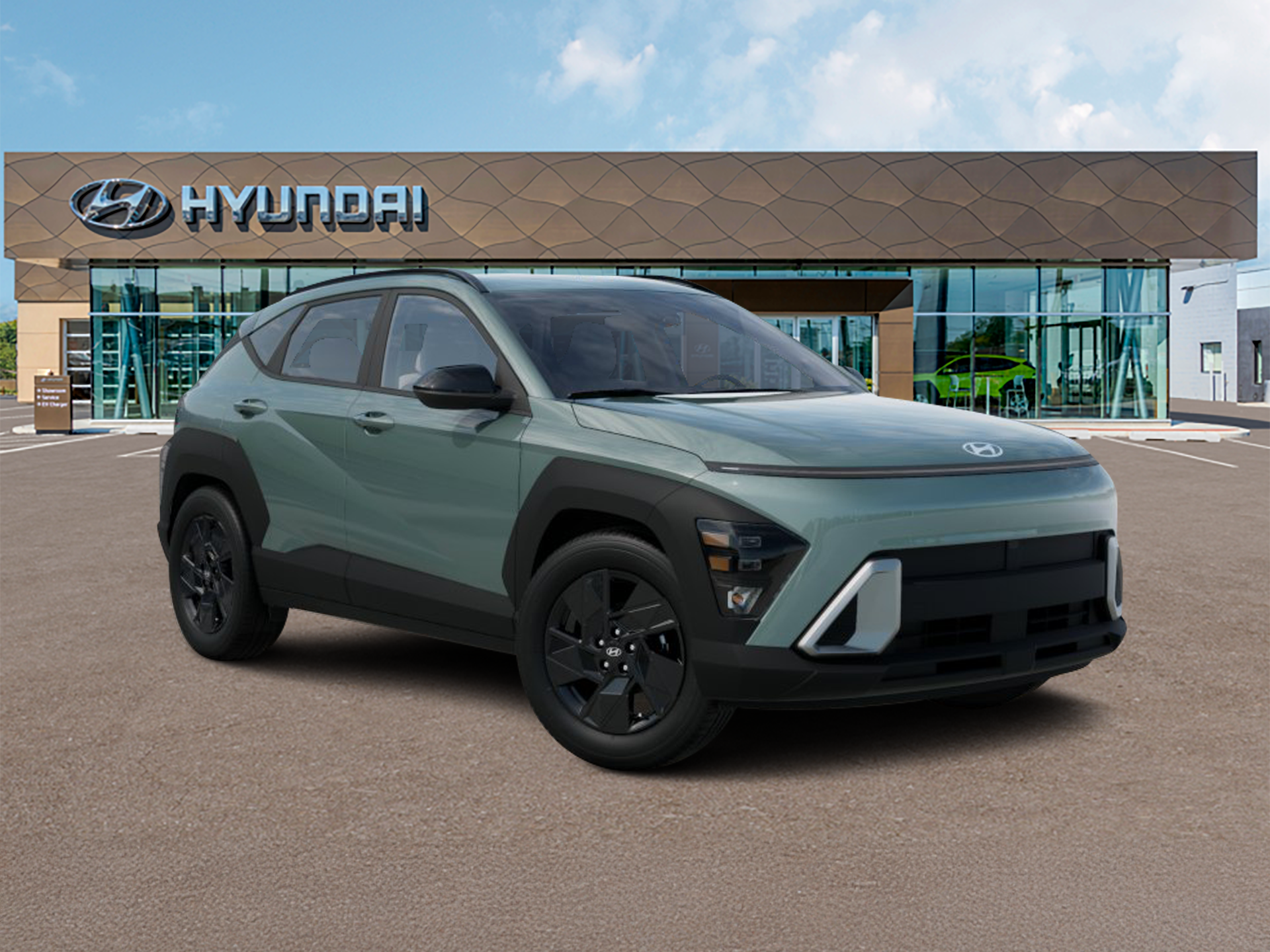 New 2027 Green Hyundai SEL Sport AWD image 17