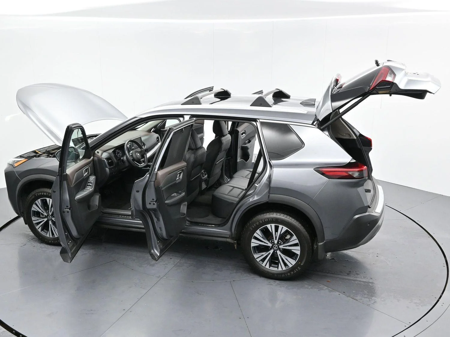 Used 2021 Gun Metallic Nissan SV image 41