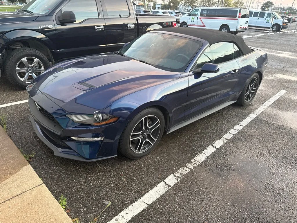 Used 2018 Kona Blue Metallic Ford EcoBoost image 1
