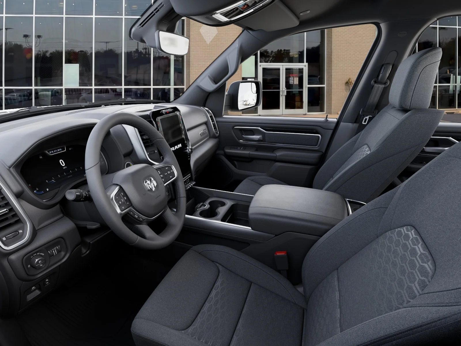 New 2026 Granite Crystal Metallic Clear-Coat Exterior Paint RAM Big Horn/Lone Star image 51