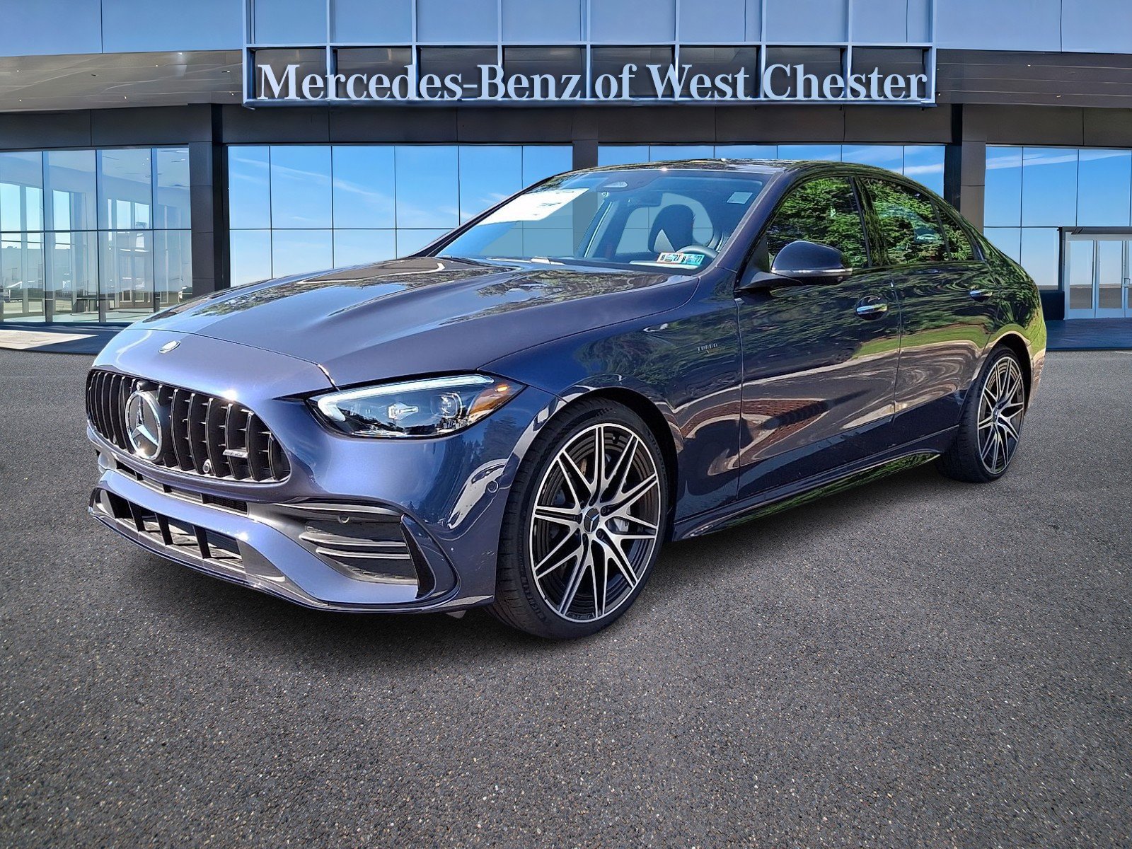New 2026 Twilight Blue Metallic Mercedes-Benz AMG® C 43 4MATIC® Sedan image 24