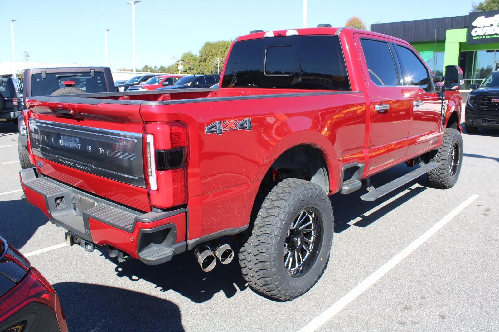 Used 2023 Rapid Red Metallic Tinted Clearcoat Ford Limited image 6