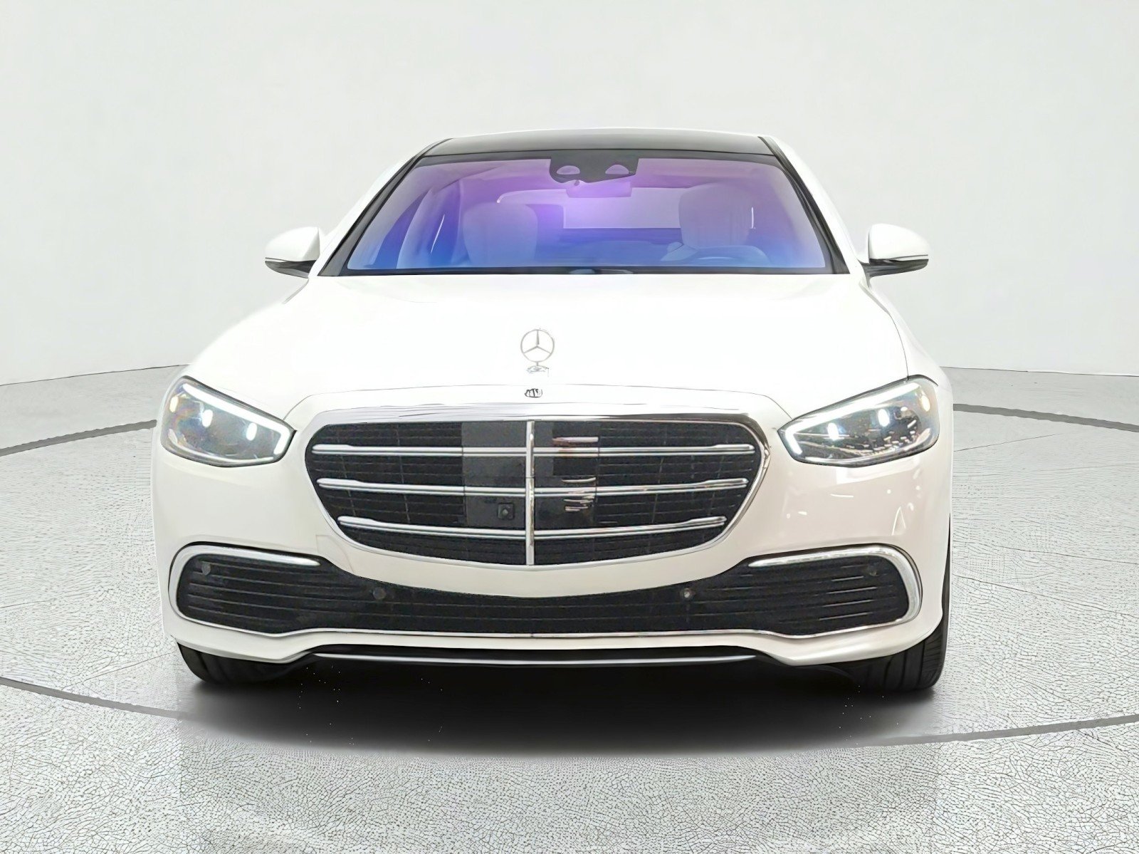 Certified Used 2021 designo Diamond White Mercedes-Benz S 580 4MATIC® Sedan image 2