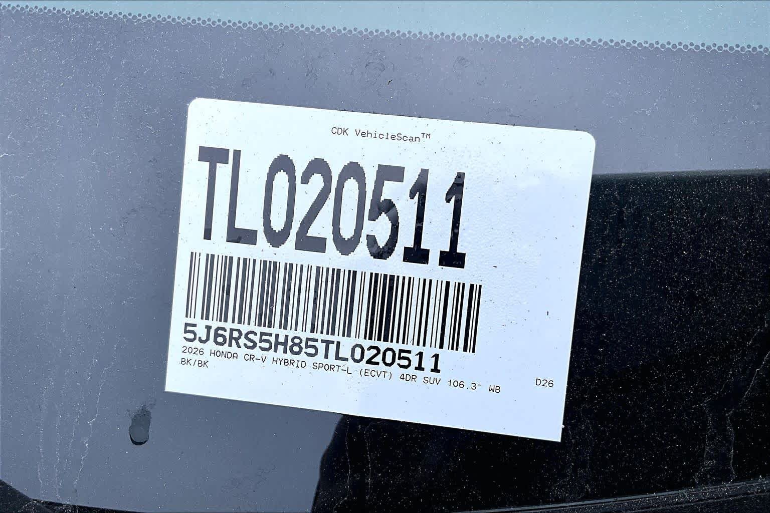Used 2026 Crystal Black Pearl Honda Sport-L image 18