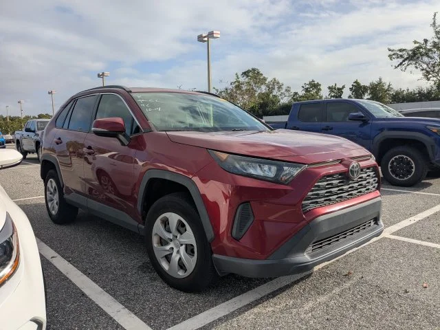 Used 2019 Red Toyota LE image 1