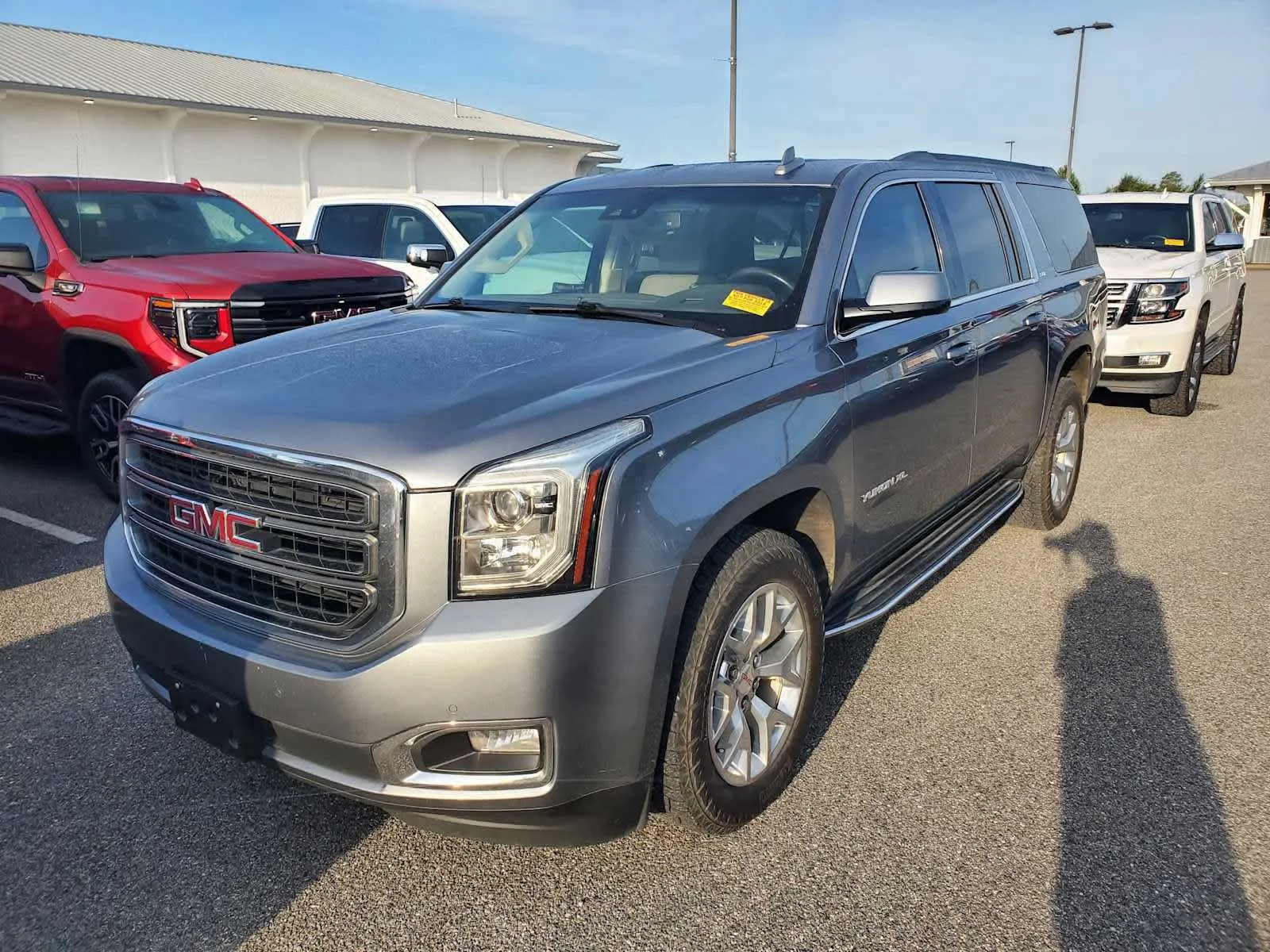 Used 2019 SATIN STEEL METALLIC GMC SLT Standard Edition image 1
