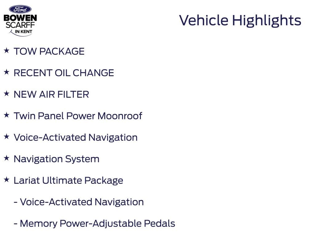 Used 2018 Magnetic Metallic Ford Lariat image 3
