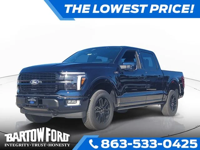 New 2026 Blue Metallic Ford Platinum image 1