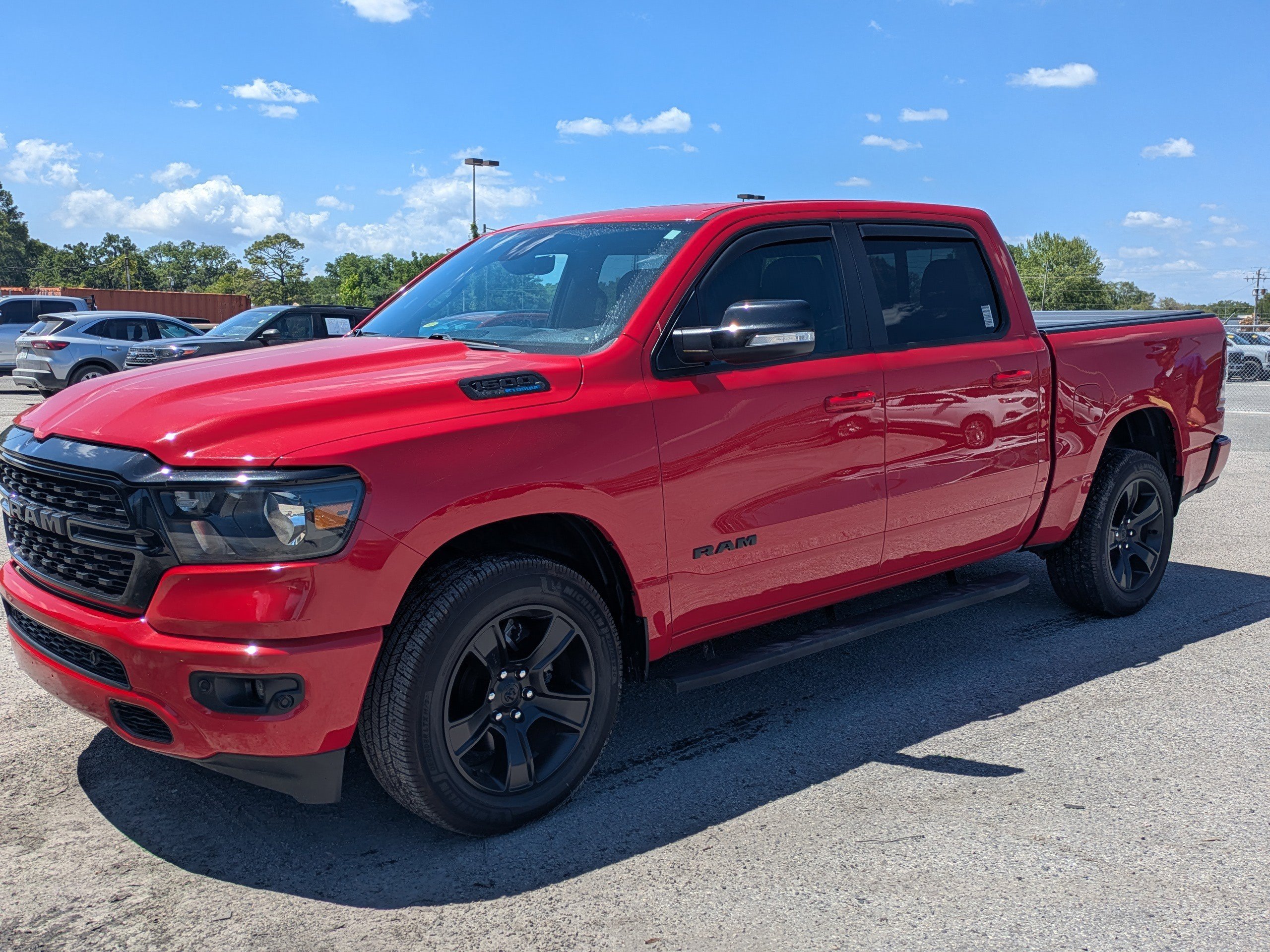 Used 2022 Flame Red Clearcoat Ram Big Horn image 9