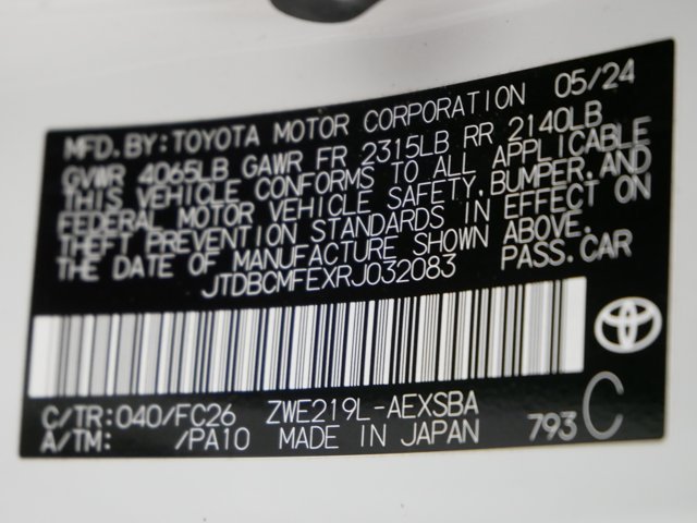 Certified Used 2024 Ice Cap Toyota Hybrid SE image 29