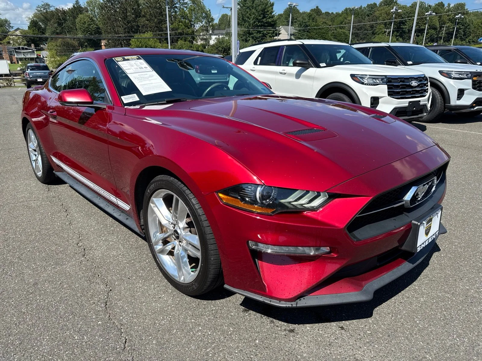 Used 2018 Red Ford EcoBoost Premium image 1