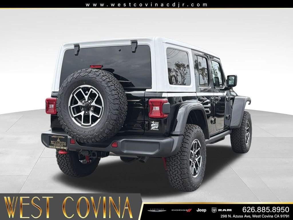 New 2026 Black Clear-Coat Exterior Paint Jeep Rubicon image 8