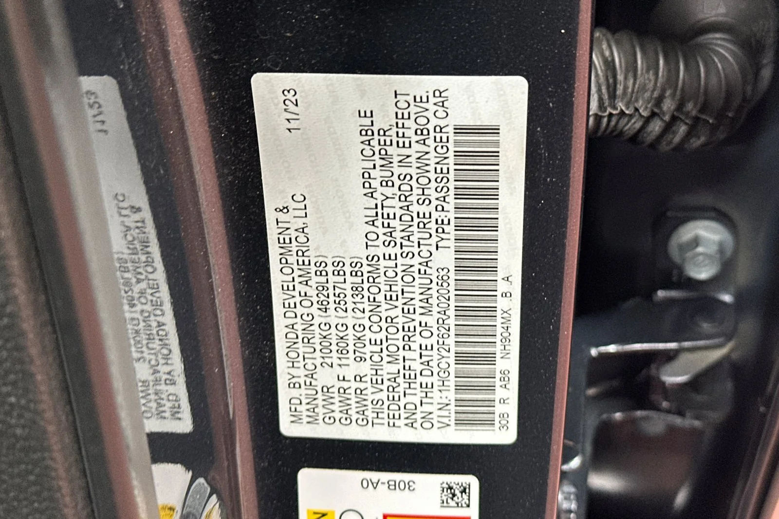 Used 2024 Meteorite Gray Metallic Honda EX-L image 36