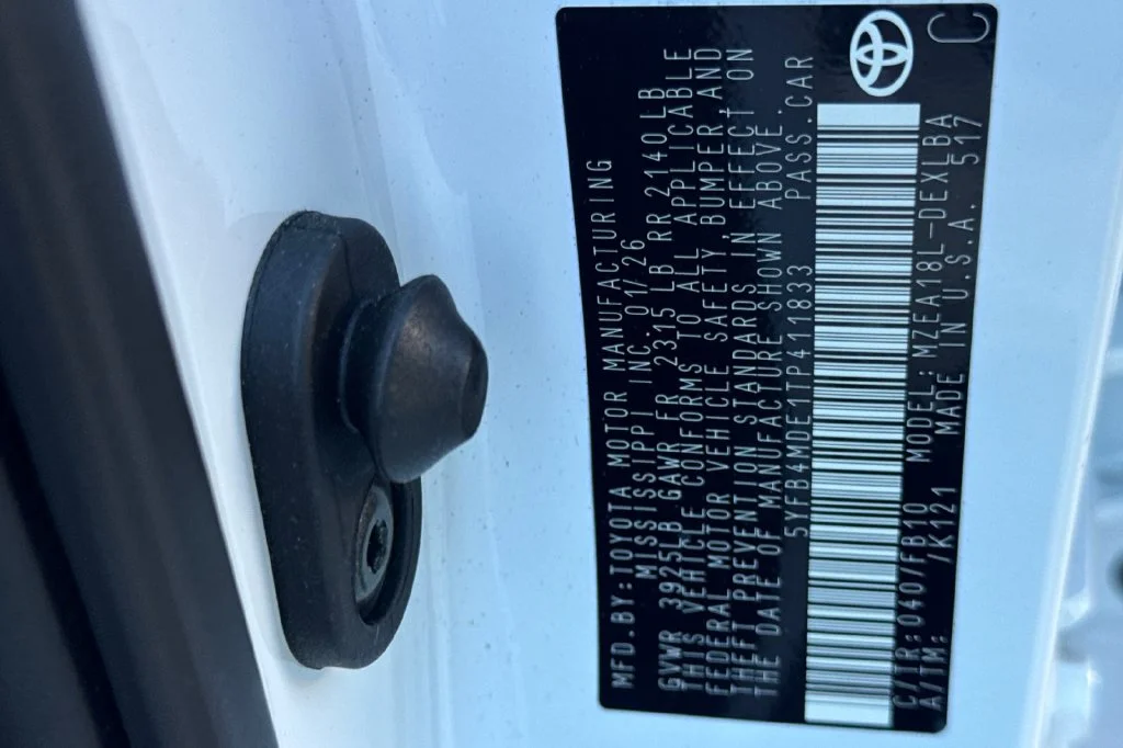 Used 2026 White Toyota LE image 34
