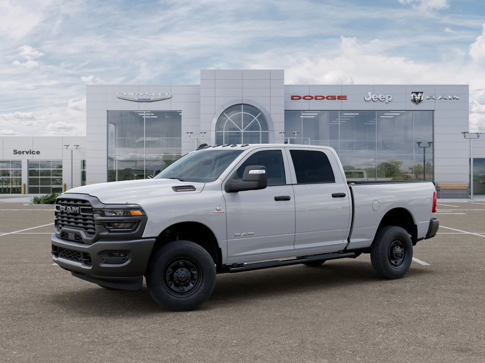 New 2026 Bright White Clear-Coat Exterior Paint RAM Tradesman image 29