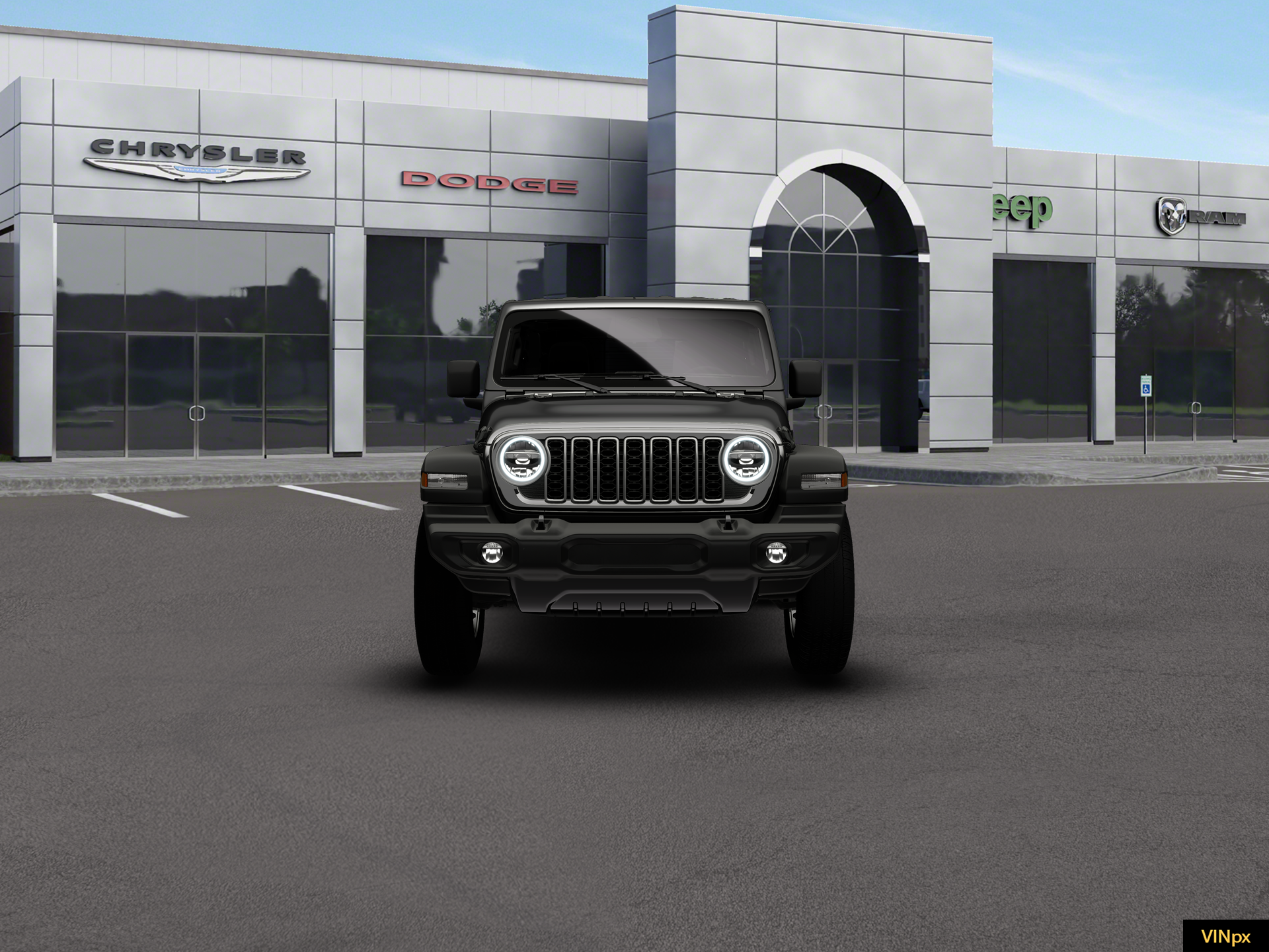 New 2026 Black Clear-Coat Exterior Paint Jeep Sport S image 24